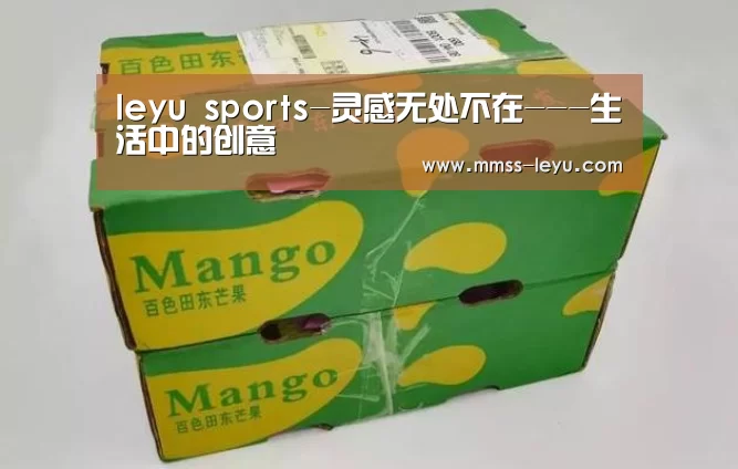 leyu sports-灵感无处不在---生活中的创意(图4) 乐鱼体育