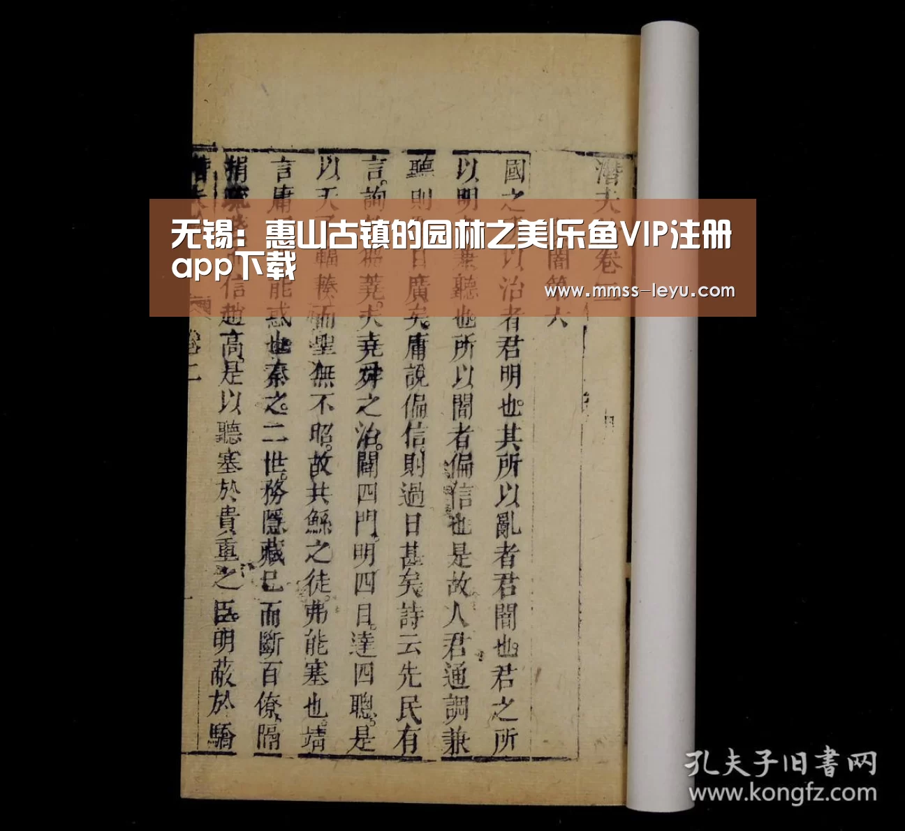 无锡:惠山古镇的园林之美|乐鱼VIP注册app下载(图2) 乐鱼VIP注册app下载